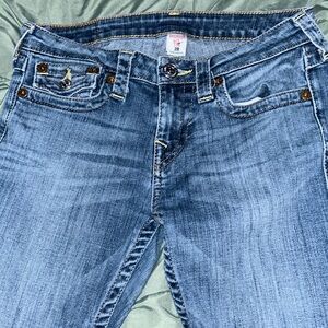 True Religion Gold Slim Straight Jeans